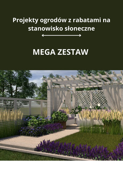 180+ projektów ogrodów z rabatami na stanowiska słoneczne