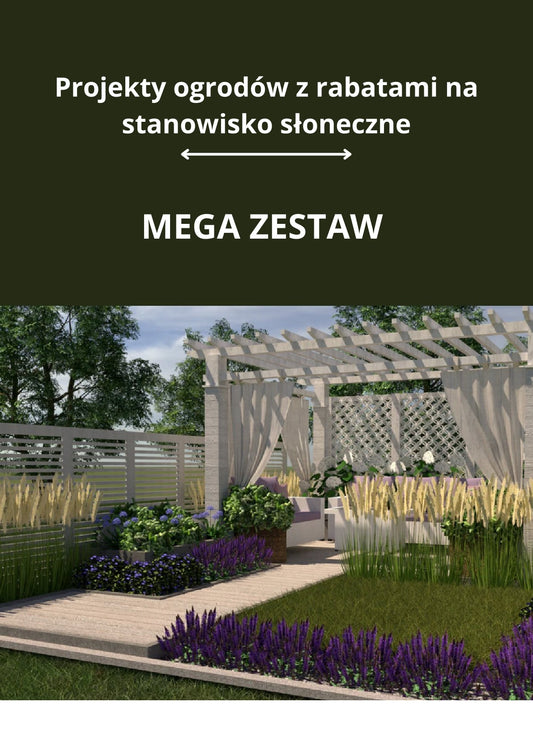 180+ projektów ogrodów z rabatami na stanowiska słoneczne