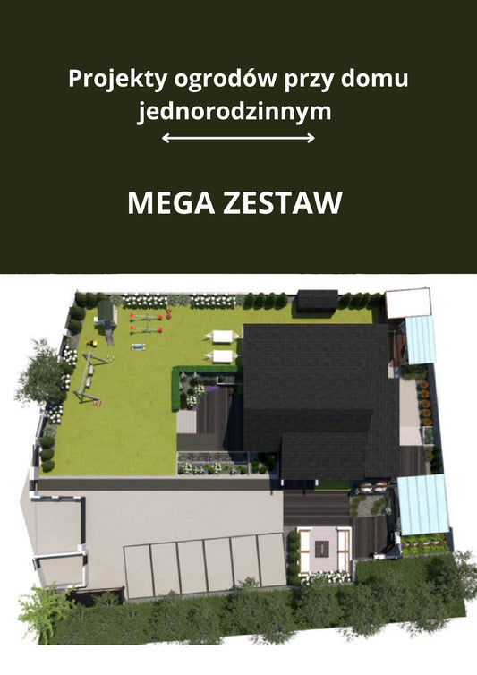 180+ projektów ogrodów przy domu jednorodzinnym