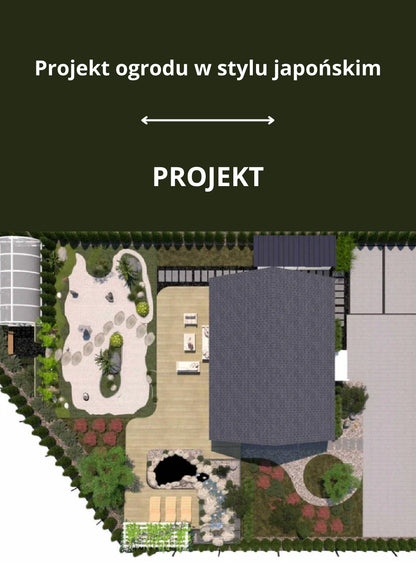 2 projekty ogrodów w stylu japońskim
