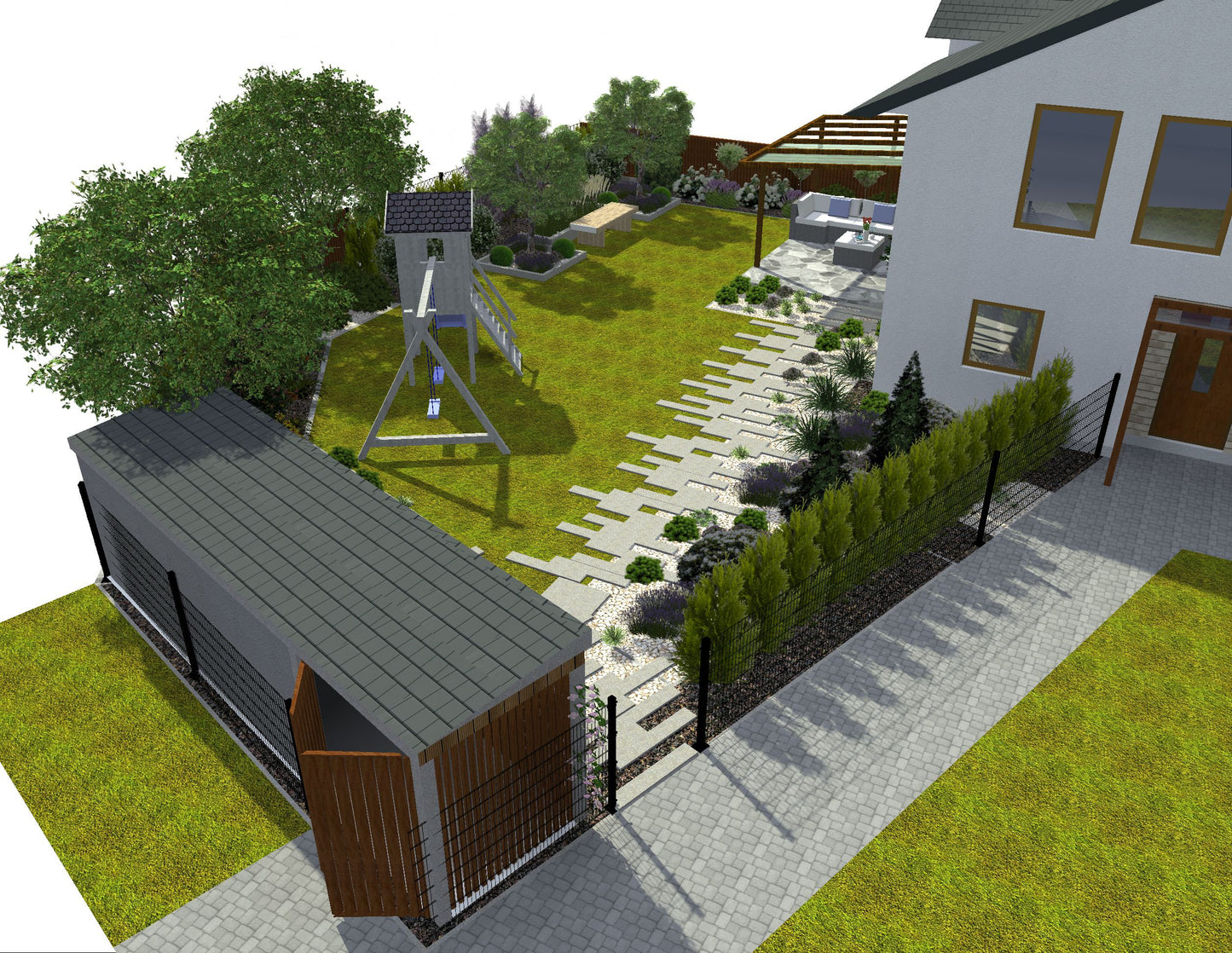 Projekt Ogrodu 350m #1