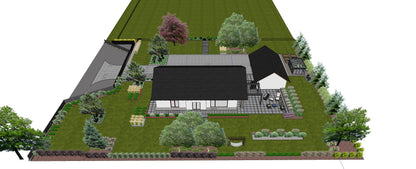 Projekt Ogrodu 1800m #1