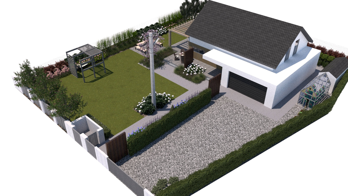 80+ projektów ogrodów w charakterze nowoczesnym