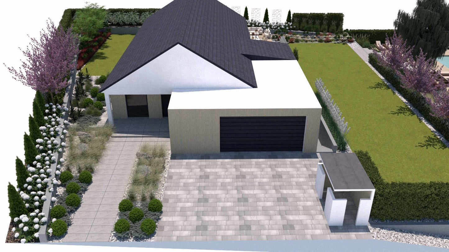 180+ projektów ogrodów z rabatami na stanowiska słoneczne