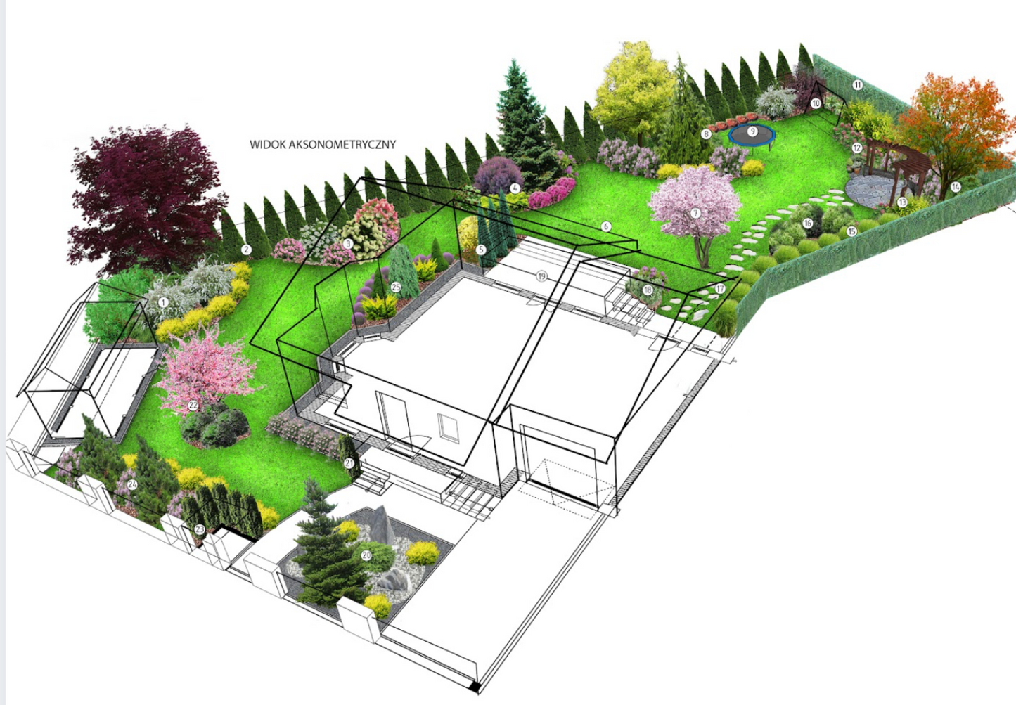 25 projektów 400m2-500m2 - Zestaw 7