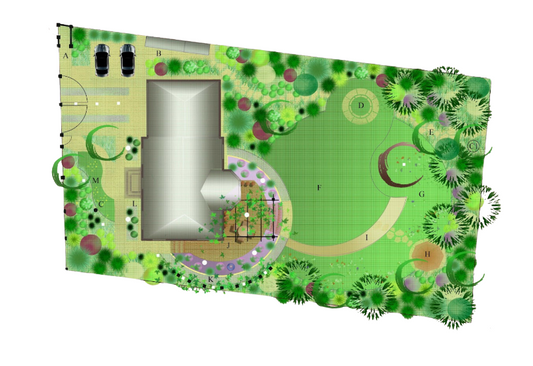 Projekt Ogrodu 1100m #2