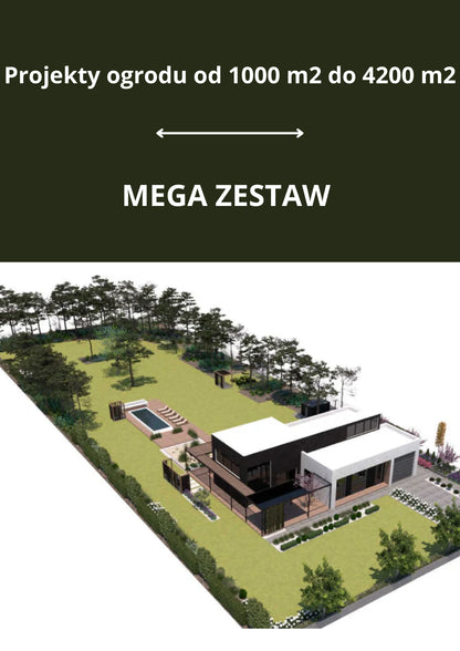 80+ projektów 1000m2-42000m2 - Mega Zestaw #4