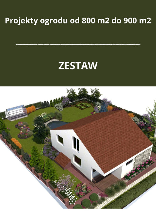 39 projektów 800m2-900m2 - Zestaw 11