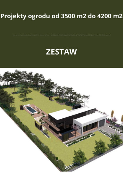4 projekty 3500m2-5200m2 - Zestaw 16