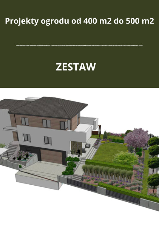 25 projektów 400m2-500m2 - Zestaw 7